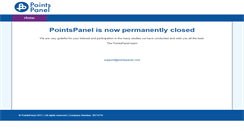 Desktop Screenshot of pointspanel.com